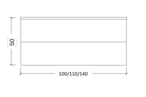 Тумба под раковину Armadi Art NeoArt 140 бежевый - 3