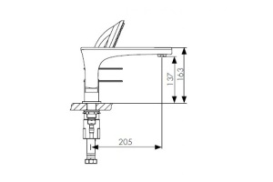 Смеситель для ванны  KAISER Star (02222) - 2