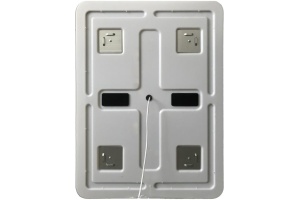 Зеркало BelBagno SPC-MAR-600-800-LED-TCH-RAD с bluetooth, термометром и радио - 3