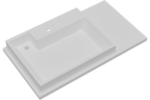 Раковина СанТа Юпитер 90 L, без кронштейнов