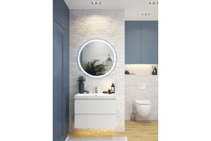 Зеркало круглое Cersanit LED 012 design 72 см, с подсветкой - 2