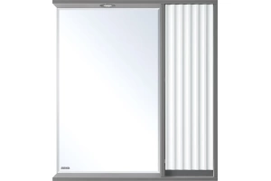 Зеркало Brevita Balaton 75 R, белое (BAL-04075-01-П)