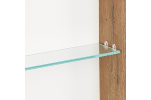 Зеркало-шкаф Aquaton Сканди 55 белый - светлое дерево - 3