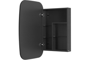 Зеркало-шкаф Aquaton Сохо 60 L серый матовый - 3