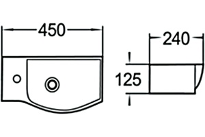 Рукомойник SantiLine SL-2012L - 2