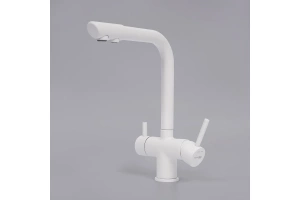 Смеситель для кухни Wasserkraft белый матовый - 2