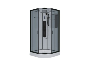 Душевая кабина Niagara Premium 100х100х210 черная NG-6902-01G BLACK