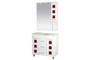 Тумба под раковину Misty Кармен 70 белая - 2