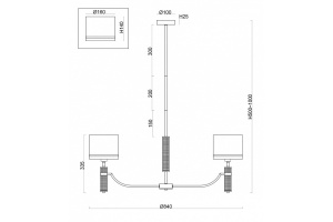 Подвесная люстра Freya Albero FR5108PL-07N - 3