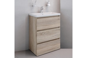 Мебель для ванной Am.Pm Gem S 60 напольная, светлый дуб - 3