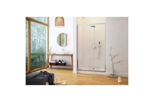 Душевая дверь Excellent Серия 201 120 профиль хром стекло прозрачное - 2