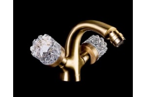 Смеситель для биде Boheme CRYSTAL бронза (316-CRST)