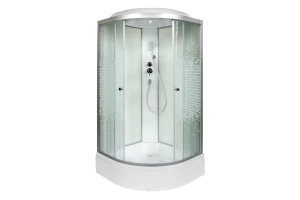 Душевая кабина Deto L 80х80 с электрикой, хром (L780EL)