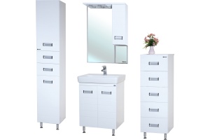 Зеркало-шкаф Bellezza Сиена 60 R белый - 2