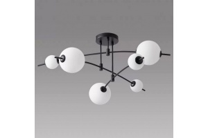 Люстра на штанге iLedex Epical 6827-6 BK+WH