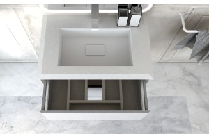 Тумба для комплекта Cezares Bellagio 70 bianco opaco - 3