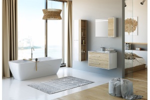 Тумба с раковиной Aqwella 5 stars Miami 90 L - 2