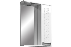 Зеркало-шкаф Stella Polar Ванда 50 R с подсветкой белый
