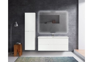 Шкаф-пенал Cezares Duet 150х40 Bianco Opaco (DUET-1500-2A-SC-BO) - 2