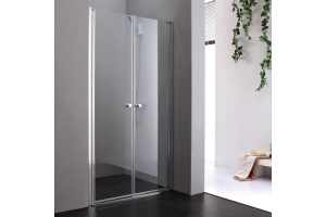 Душевая дверь Cezares Elena 180 хром стекло прозрачное - 2