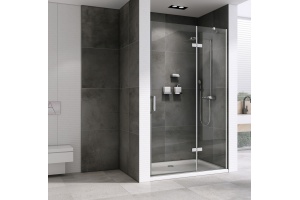 Душевая дверь в нишу ABBER Zart 100 профиль хром (AG08100) - 2