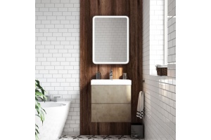 Зеркало-шкаф Art&Max Platino 60 с подсветкой - 2