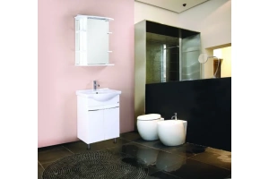 Зеркало-шкаф Onika Глория 65 R с подсветкой, белый (206507) - 2