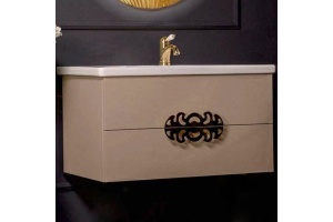 Тумба под раковину Armadi Art NeoArt 100 раковина моноблок бежевый