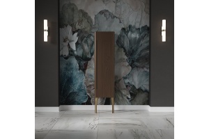 Шкаф-пенал Kerasan Waldorf 40х130 темный орех (925746 DX) - 3