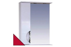 Жасмин - 55 Зеркало - шкаф лев. (свет) красная плёнка