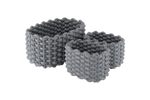 Набор корзин WasserKRAFT Mindel 60х15х23 WB-850 Set Серый