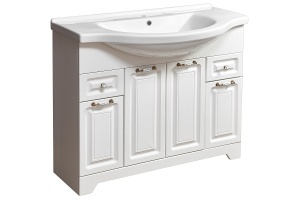 Тумба под раковину Stella Polar Кармела Эльбрус 100 белый