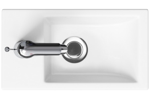 Мебельная раковина Misty Como 40 белая глянцевая - 2