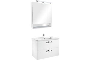 Зеркало-шкаф Roca Gap 80 белый глянец - 2