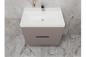 Тумба под раковину Style Line Матис 70 подвесная коричневый - 2