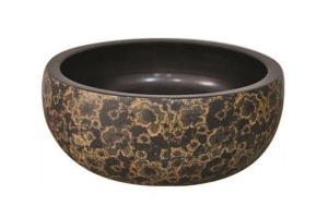 Раковина накладная CeramaLux NC 41 см с декором (J2030)