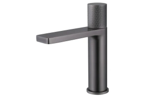 Смеситель для раковины Abber Rund  сталь