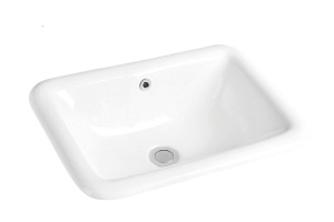 Раковина керамическая полувстраиваемая AM6280