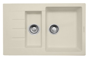 Мойка кухонная Lava D2 белая