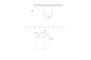 Потолочный светильник Maytoni Alfa C011CL-01W - 3