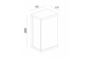 Уличный настенный светодиодный светильник Maytoni Baker Street O021WL-L10B4K - 2