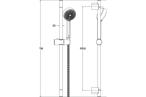 Душевой гарнитур Jacob Delafon Beat E76907RU-CP - 2