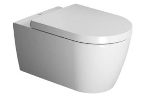 Унитаз подвесной Duravit Me by Starck с крышкой, белый (2528090000)