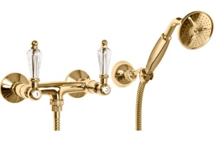 Смеситель для душа Cezares Diamond золото (DIAMOND-D-03/24-Sw)