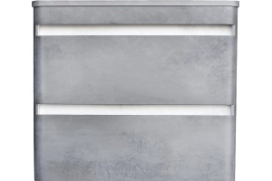 Тумба для комплекта Style Line Атлантика 80 Люкс Plus, подвесная, бетон темный