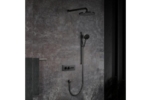 Душевой набор встраиваемый Black&White Universell черный матовый - 2