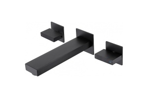 Смеситель для раковины встраиваемый Abber Daheim черный матовый