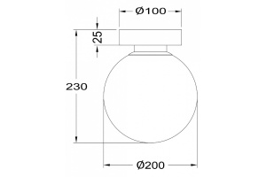 Накладной светильник Maytoni Basic form MOD321WL-01G3 - 2