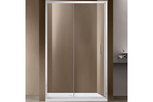 Душевая дверь Vincea Garda 130х190 хром стекло прозрачное