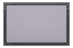 MARS -120 Зеркало в черном матовом профиле - 3